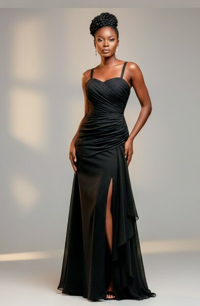 Robe de soirée élégante noire