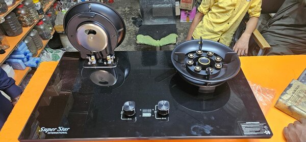 Super star builtin hob folding burner