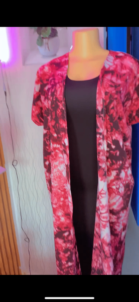 Robe kimono à imprimé floral