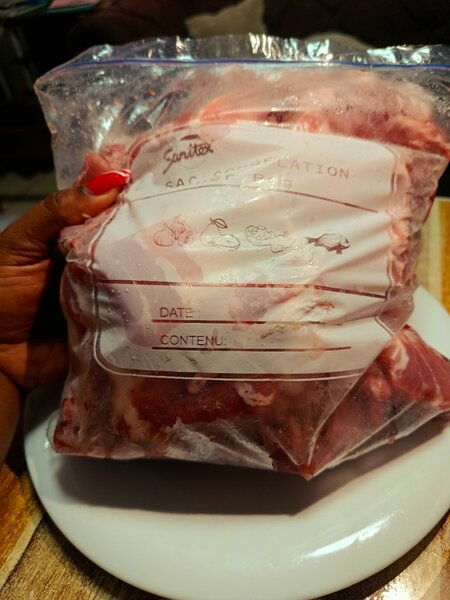 Côtelettes de porc fraîche