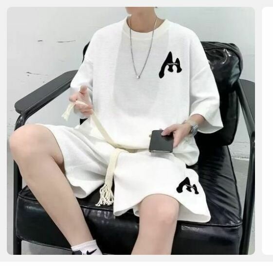 Ensemble décontracté blanc homme