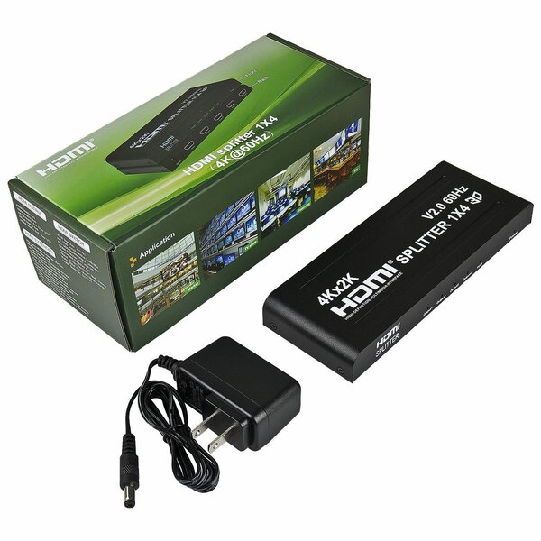 Splitter HDMI FULL HD, 2k,4K 1 entre 4 sortie