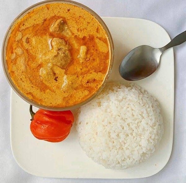 Curry crémeux avec riz