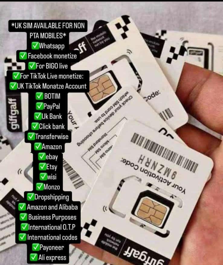 Physically UK Sim Available