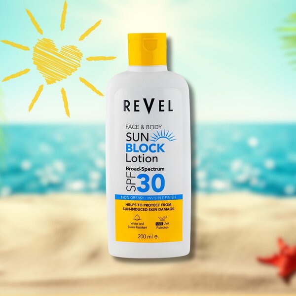 Crème solaire revel 30spf 200ml