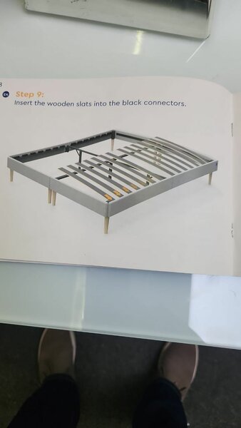 Cadre de lit Emma robuste