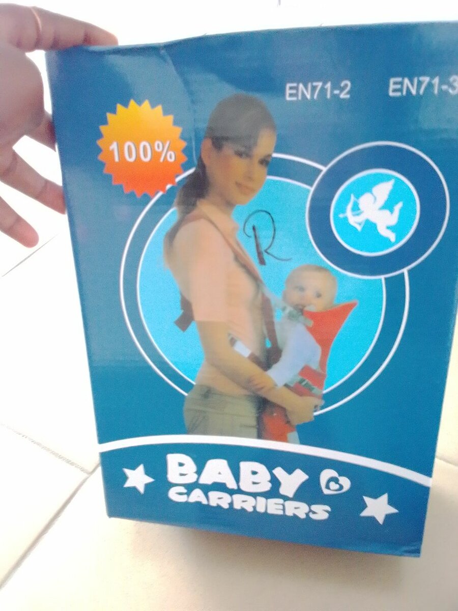 Porte-bébé ergonomique rouge