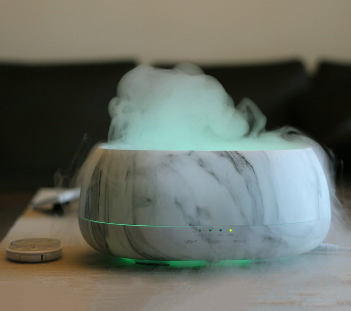 White 500mL Ultrasonic Humidifier. +Free Essential Oil.