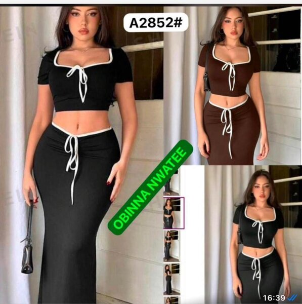 Ensemble élégant deux pièces femme