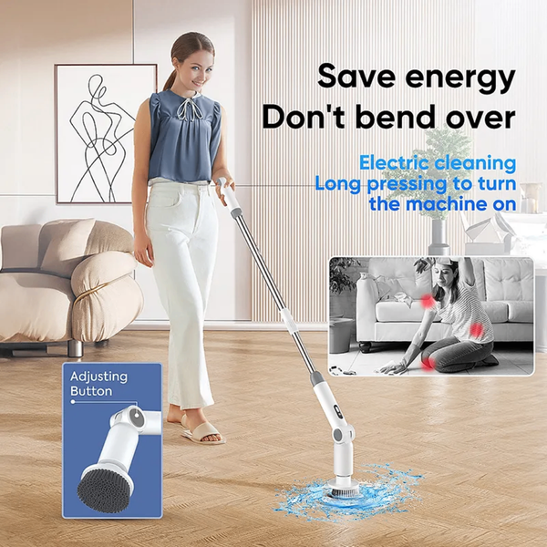 Rotatable Electric Scrubbing Brush
