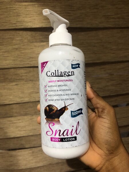 Snail body lotion