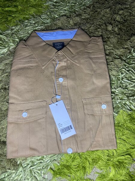 Chemise couleur café original