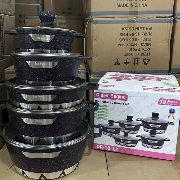 Set de Batterie de Cuisine 10 pcs