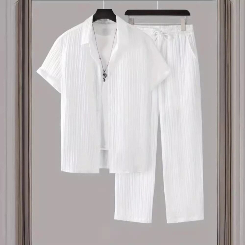 Mens casual 2 piece set