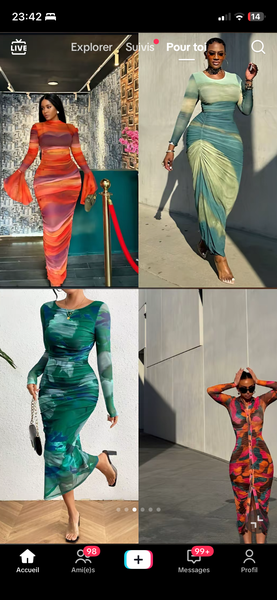 Robe longue florale élégante