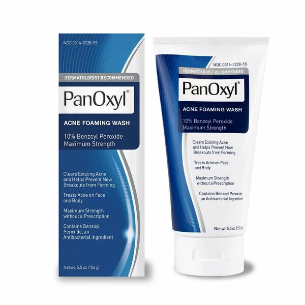 PANOXYL Nettoyant Moussant Anti-acné au Peroxyde de Benzoyle