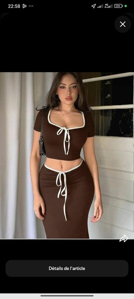 Jupe et haut, confect, emport