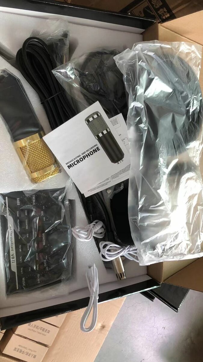 studio Microphone Condenser sound card kits