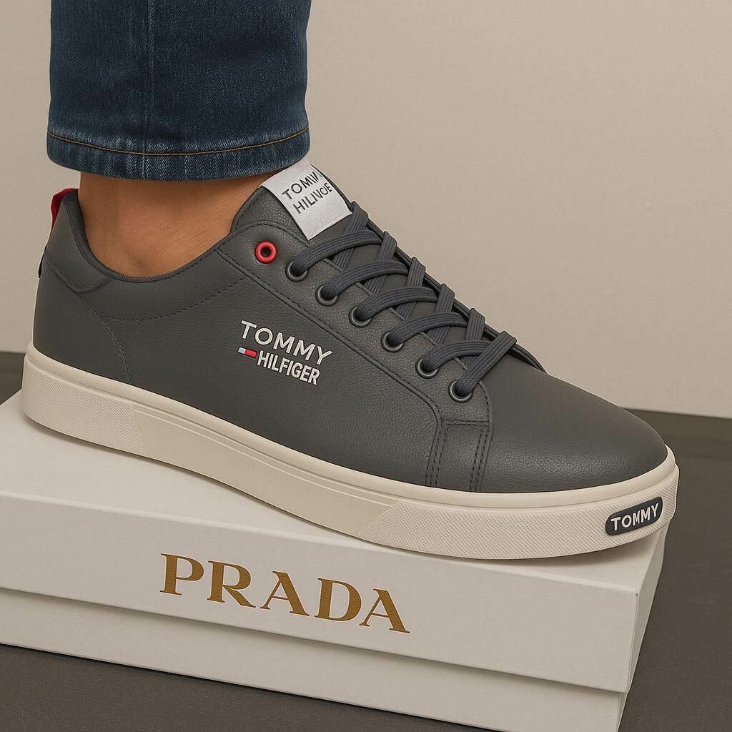 Sneakers en cuir élégants