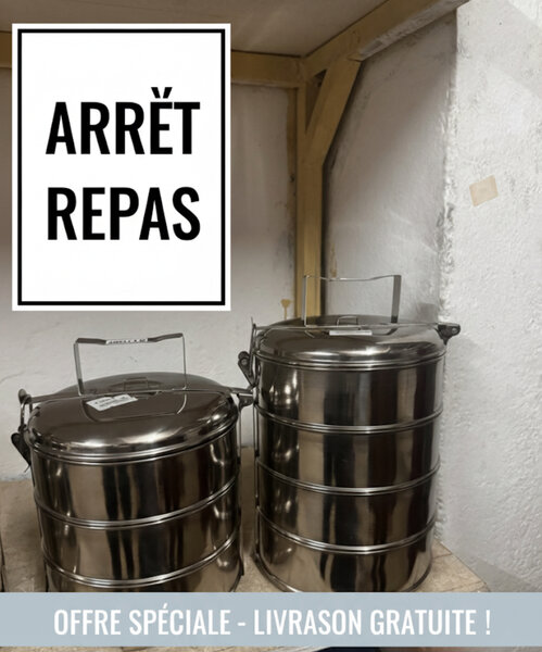 Boîte à repas empilable inox