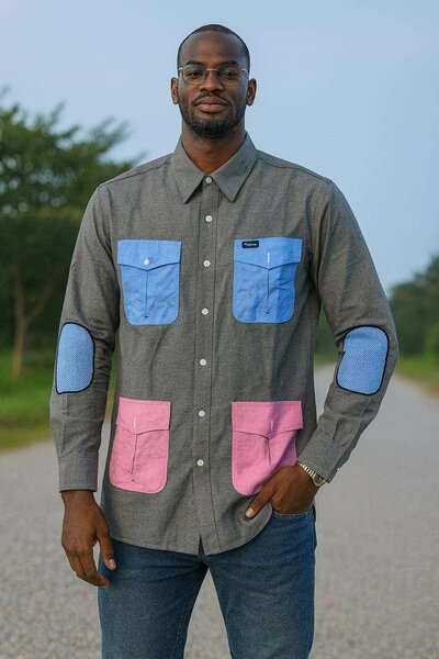Chemise Homme Contraste
