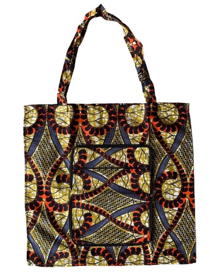 Sac fourre-tout en tissu africain