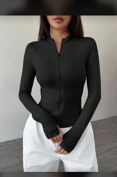 Gilet sportif zippé femme