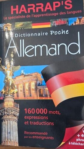 Dictionnaire Poche Allemand