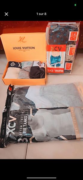 Ensemble de boxers et debardeur