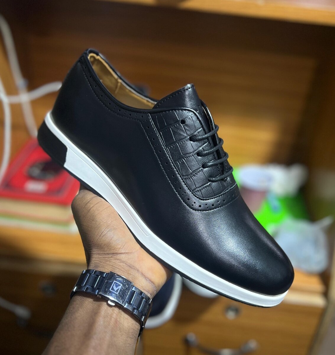 Chaussures Derby en cuir élégantes