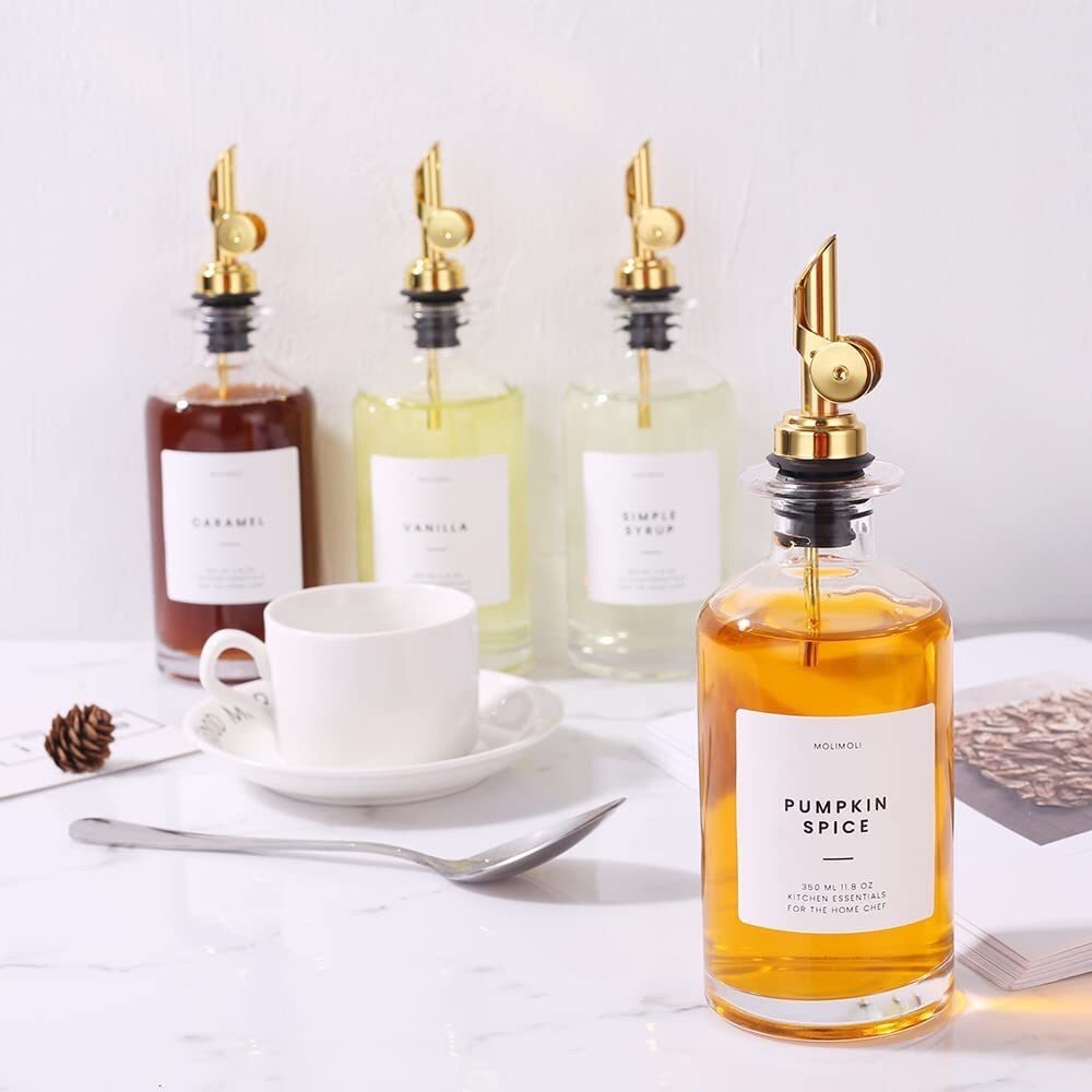 2 SYRUP/OIL BOTTLE SET