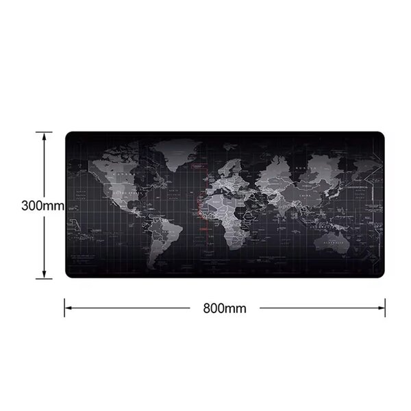 Tapis de souris géant carte monde