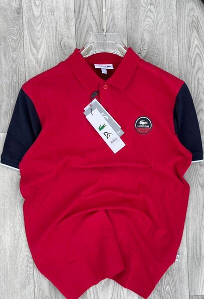 Polo Homme Rouge Élégant