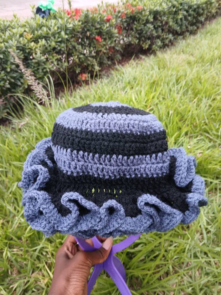 Ruffle hat