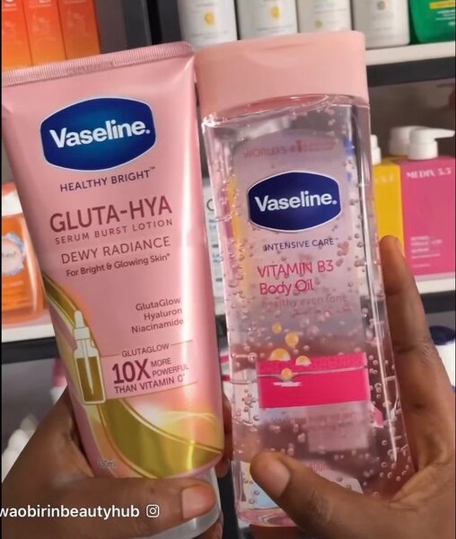 Vaseline Gluta-Hya Lotion & Body Oil