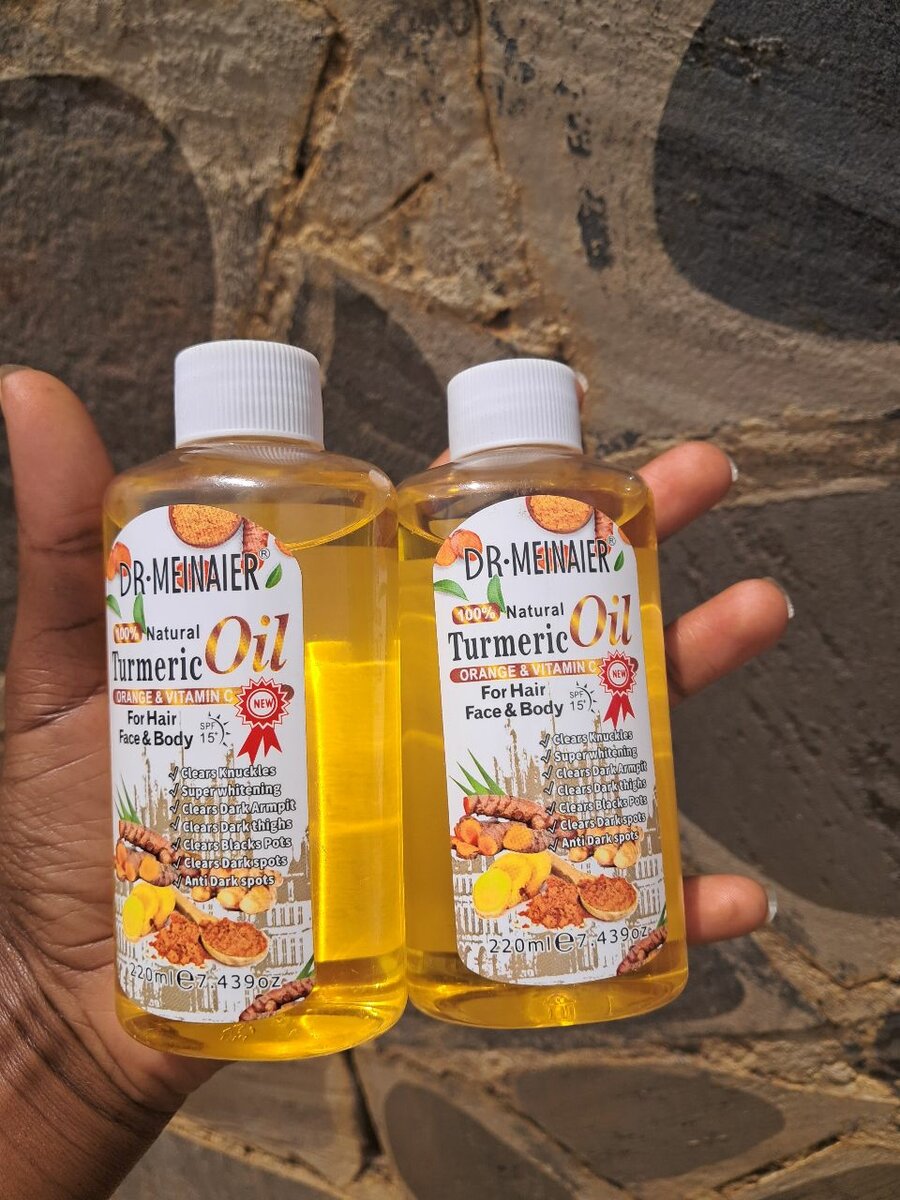 Vitamin C oil and Tumeric oil