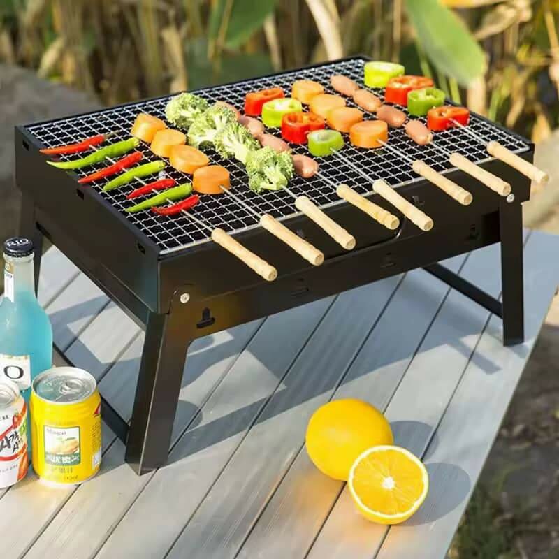 Grill portable pliable barbecue