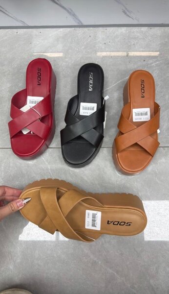 Sandales compensées SODA