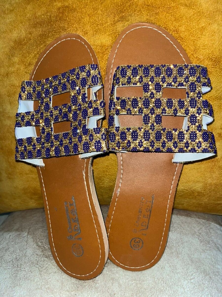 Sandales ethniques élégantes