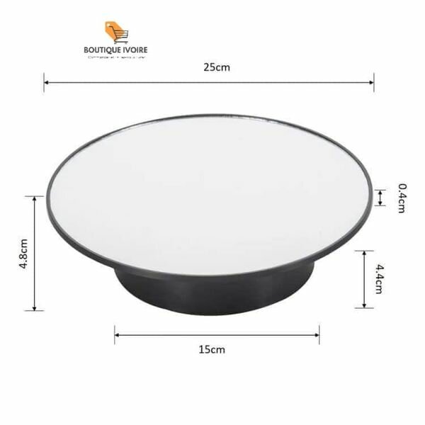 Présentoir rotatif 360° pour la présentation de vos produits.