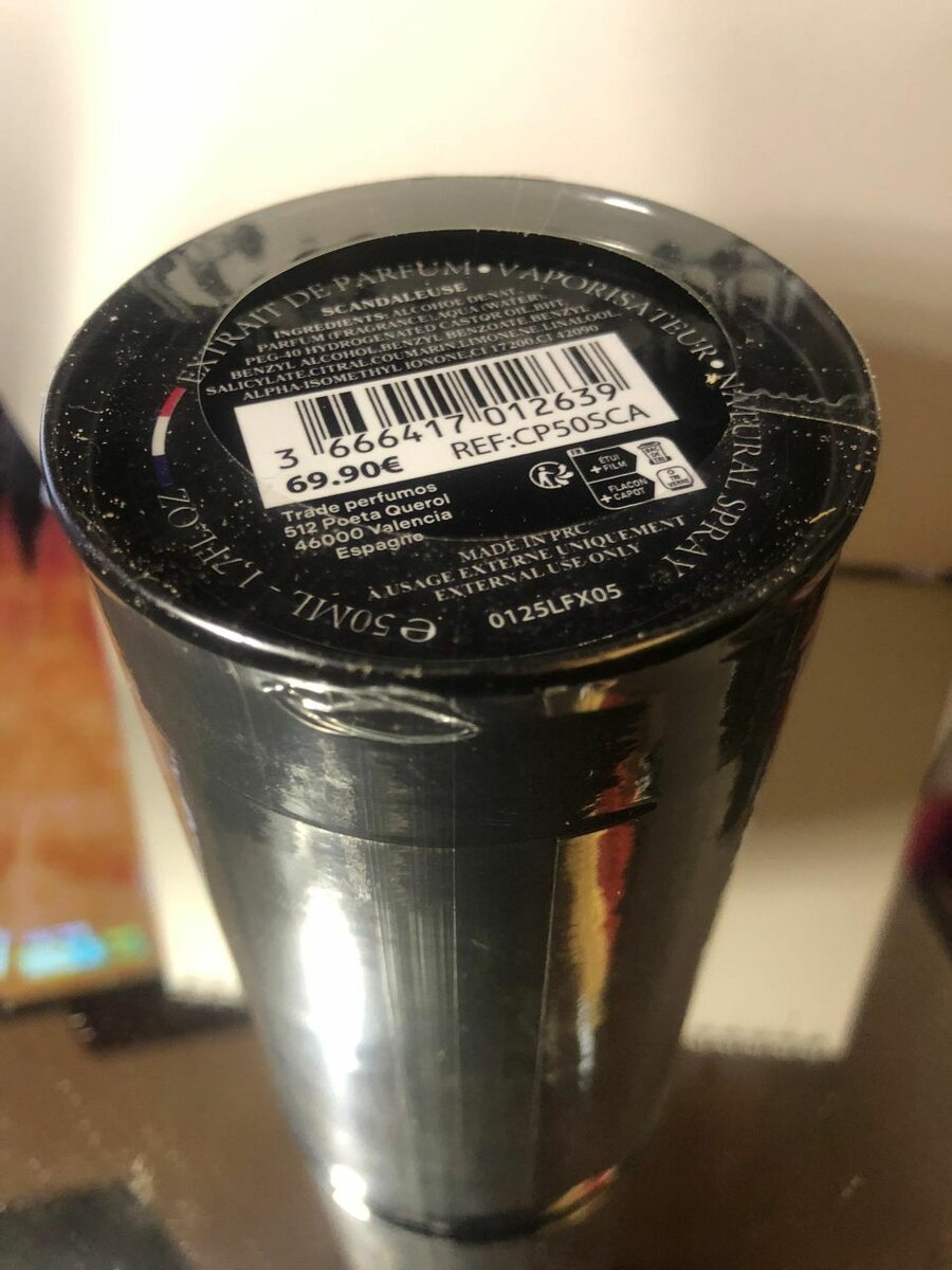 Parfum Luxueux Scandaleuse