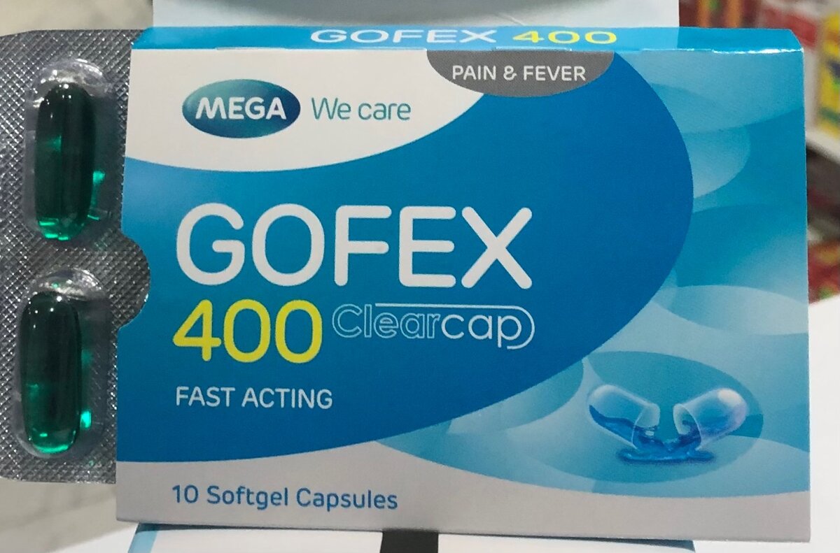 GOFEX CAPSULES ( IBUPROFEN 400MG )
