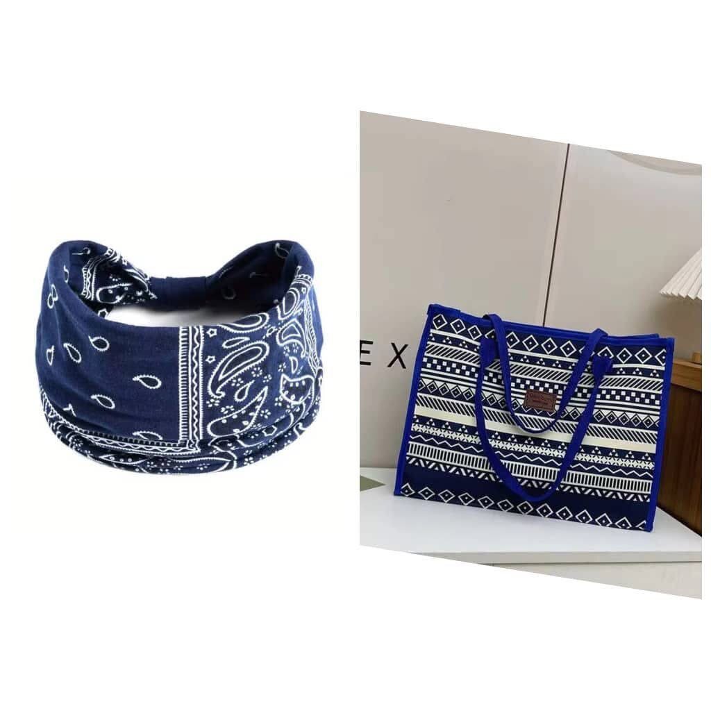 Sac et bandeau bohèmes