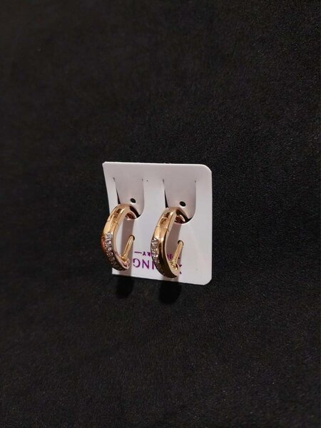 Boucles d'oreilles en or plaqué