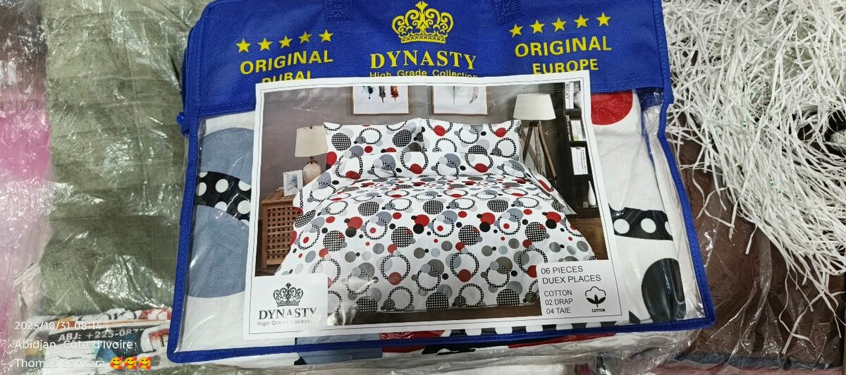 Parure de Lit King Size en Coton