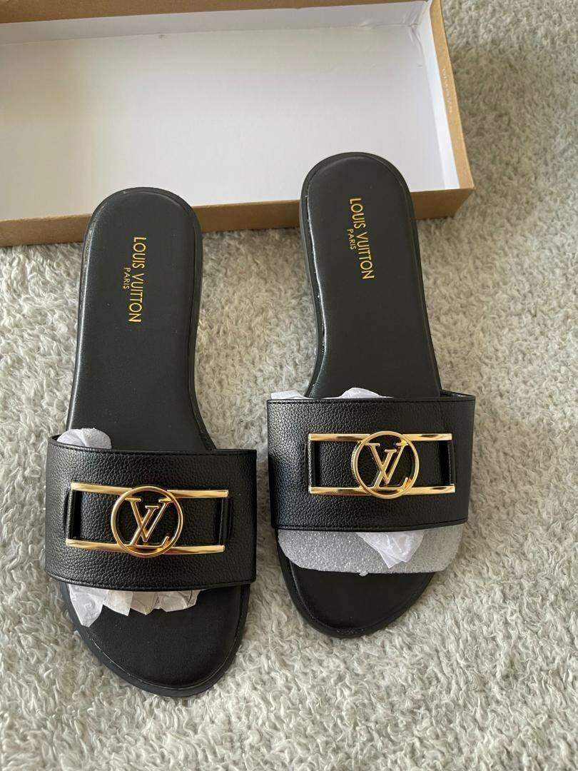 Chanel slipper and lv