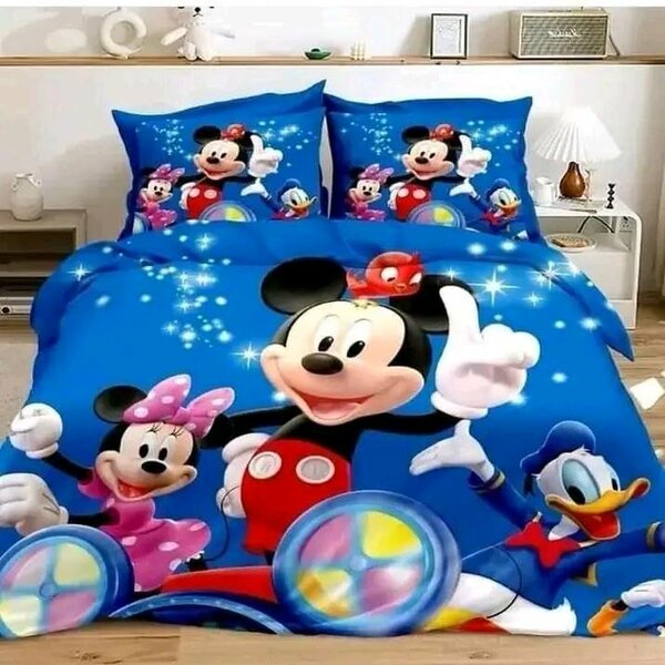 Duvet 2 pillow covers Mickey Mouse