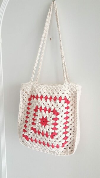 Sac en crochet bohème chic