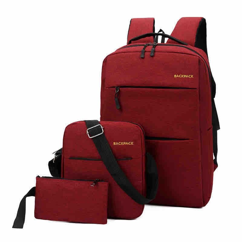 Stylish 3-Piece Backpack Set