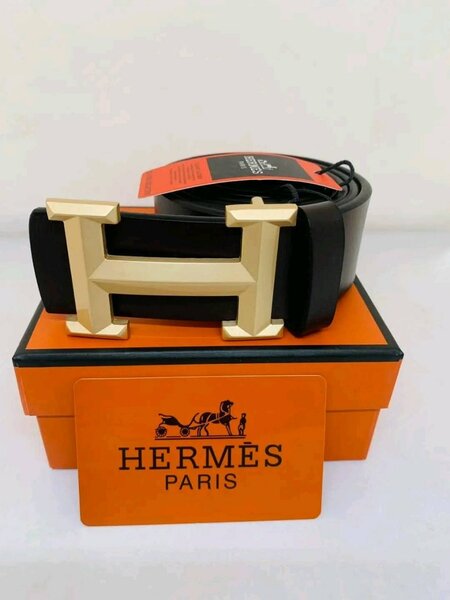 Ceinture Hermès en cuir élégante